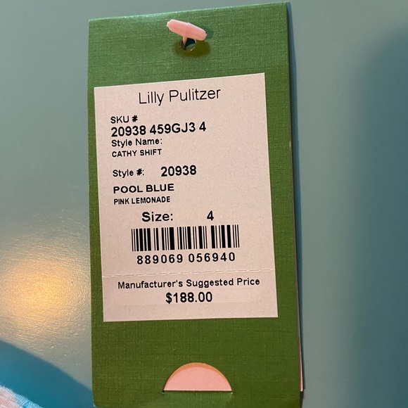 Lilly Pulitzer Pink Lemonade Cathy Shift - Picture 6 of 9